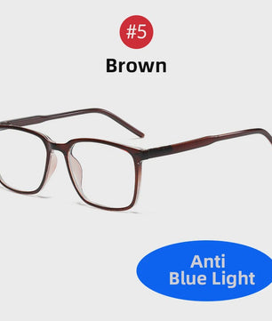 VIVIBEE Klassieke Blauw Licht Blokkerende Bril voor Heren - TR90 Frame, Anti-Ray, Computer & Gaming