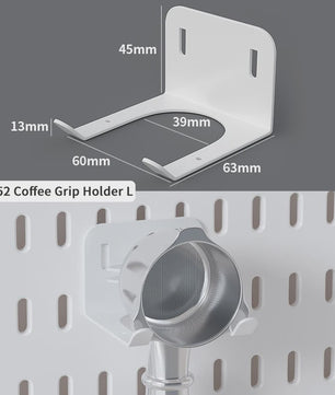 Modulaire Bureau Pegboard Organizer - Wandmontage, Staand & Clip-on