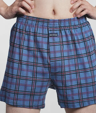 Herens Boxer Shorts van Puur Katoen - Comfortabel & Ruim - Geruit & Effen - Plus Size M-3XL