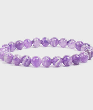 Natuurstenen Kralen Armband - Amethist, Aquamarijn, Jade & meer