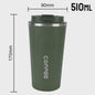 RVS Thermo Koffiebeker - Lekvrij Reizen - 380/510ML