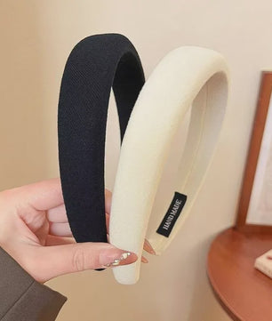 Modieuze Dames Hoofdband - Zachte Sponge Band voor Gezichtswas & Stijl