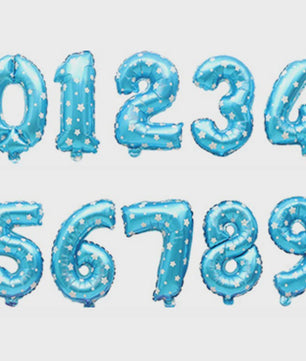 40 Inch Folie Cijfer Ballonnen - Goud, Zilver, Blauw, Zwart, Rood - Feestdecoratie