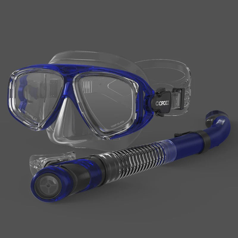 COPOZZ 2025 Duikmasker Set met Snorkel - Anti-Condens, Verstelbaar, Volwassenen