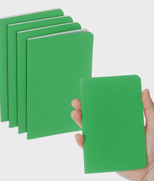Set van 4/6 Mini A6 Notitieboekjes - Kraft Paper, Gelinieerd, Draagbaar Memo Pad