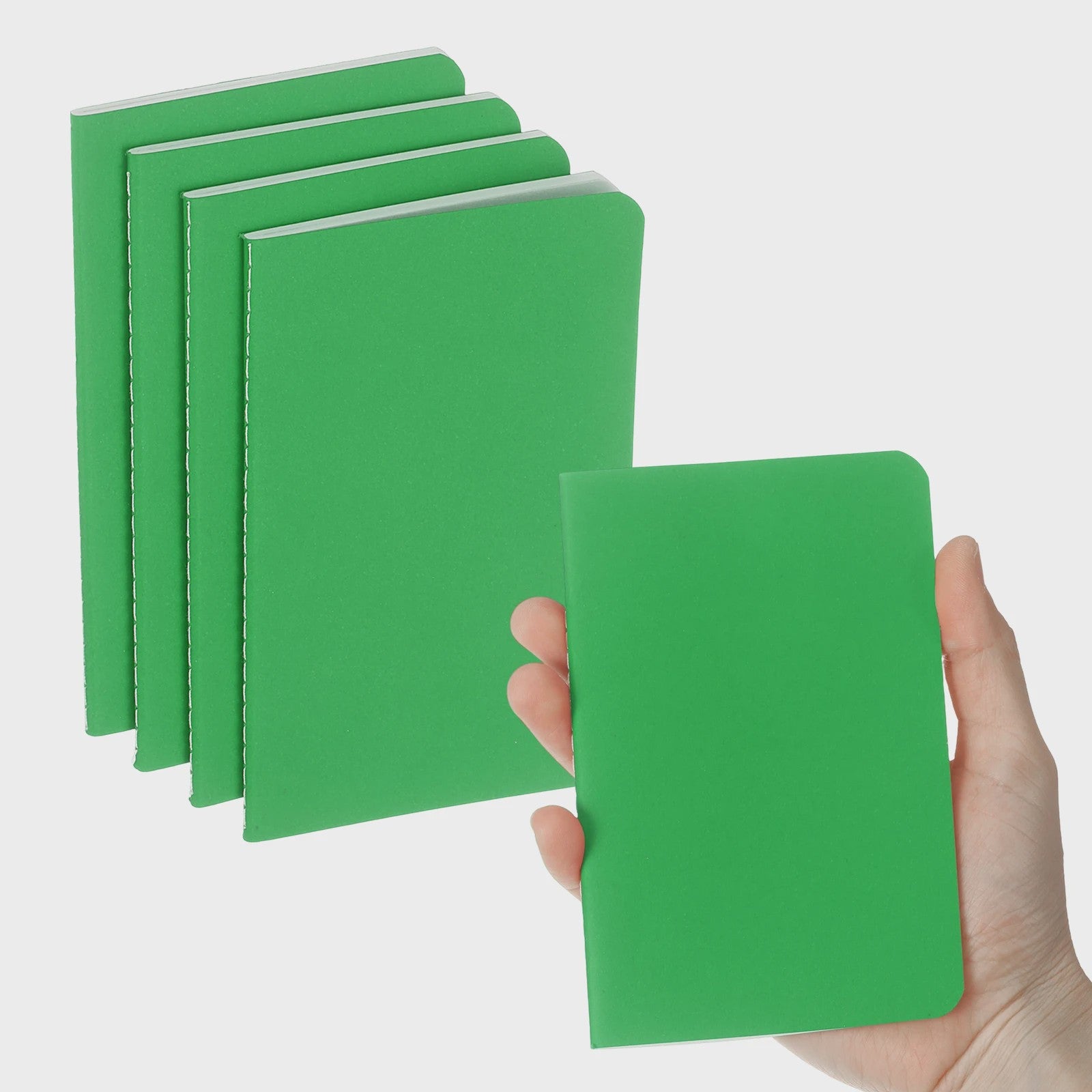 Set van 4/6 Mini A6 Notitieboekjes - Kraft Paper, Gelinieerd, Draagbaar Memo Pad