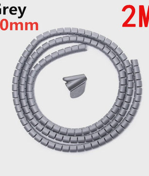 Flexibele Kabel Organizer Spiraal Beschermer - 2M/1M Lengte, 10mm/16mm Diameter