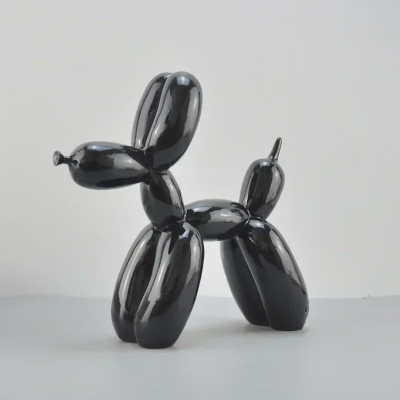 Glanzende Ballonhond Sculptuur - Stijlvolle Decoratie voor Huis & Kantoor