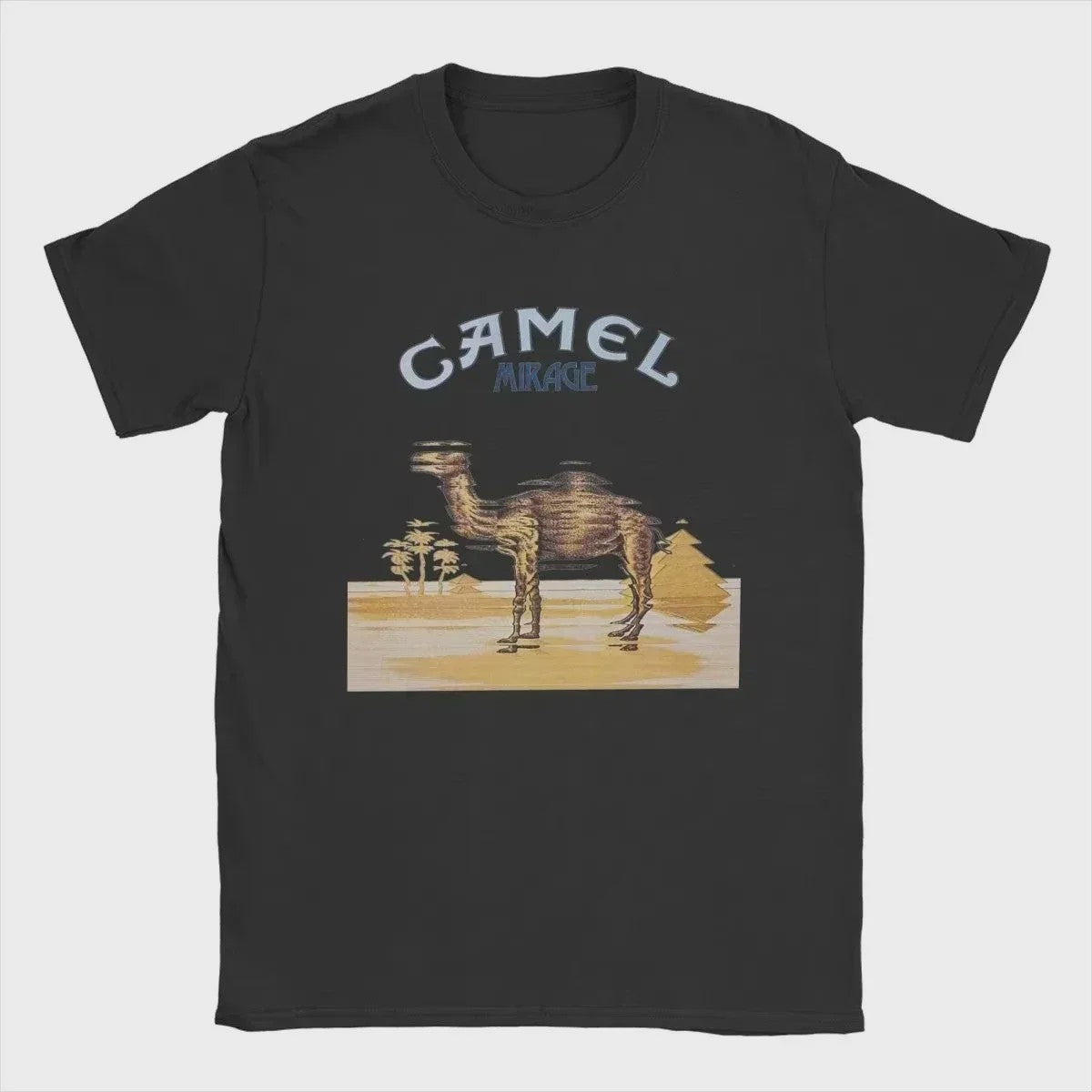 Retro Camel Cigarettes T-Shirt - Vintage Oversized Unisex Kleding
