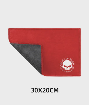 Set van 2 Harley Davidson Microvezel Doeken - Soft Drying Cloth voor Auto & Motor