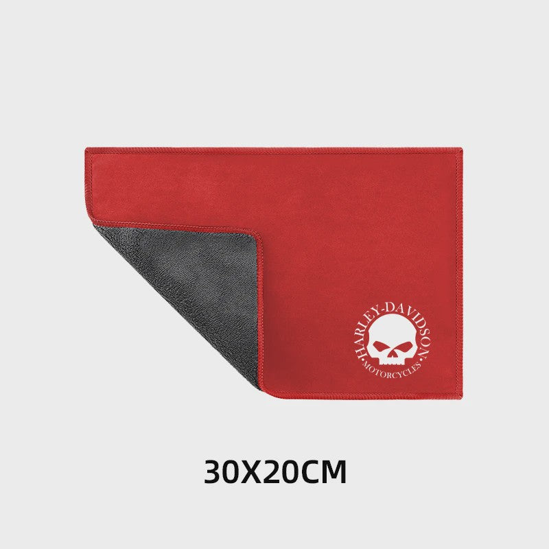 Set van 2 Harley Davidson Microvezel Doeken - Soft Drying Cloth voor Auto & Motor