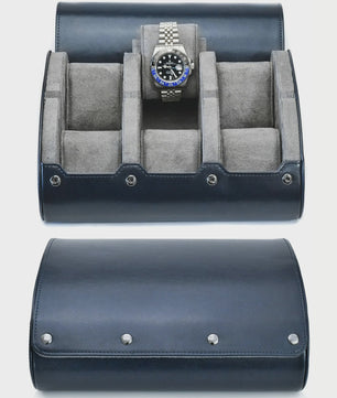 Luxe PU Lederen Horloge Reiskoffer met 6 Vakken - Organiseer en Bescherm uw Horloges