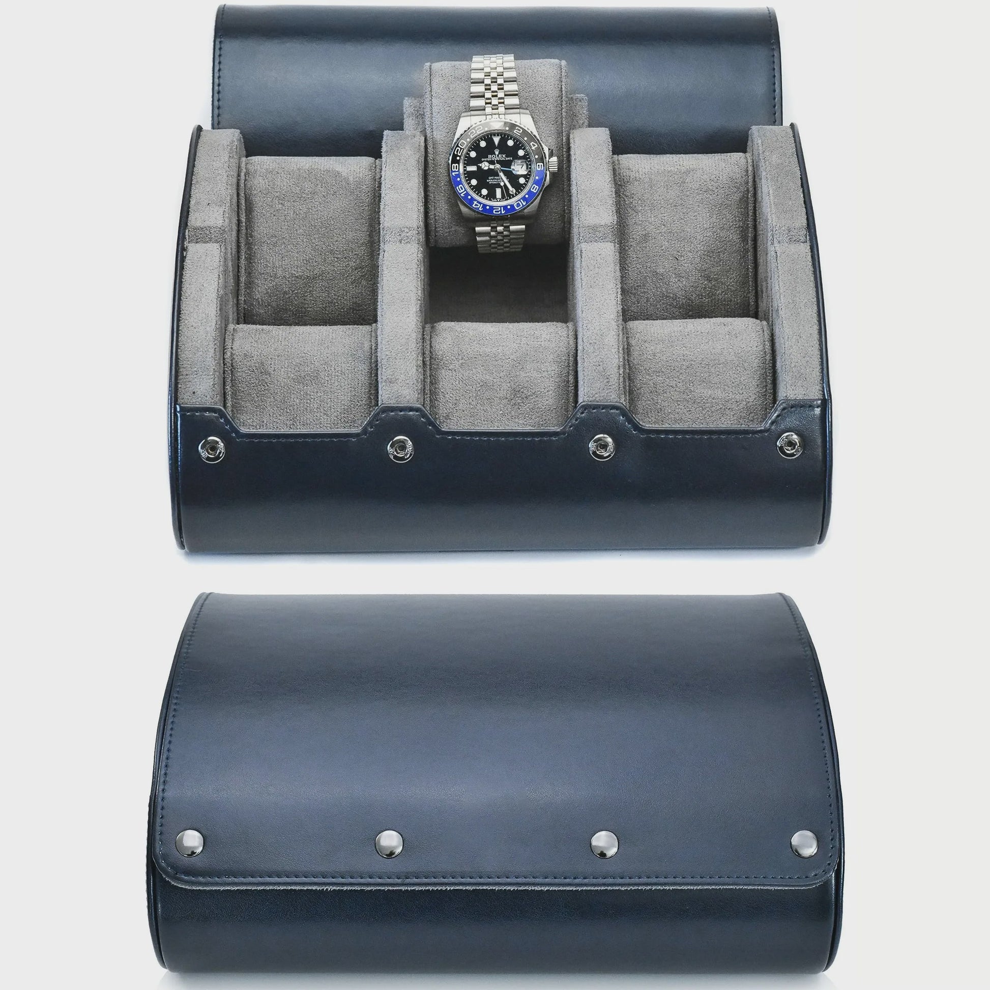 Luxe PU Lederen Horloge Reiskoffer met 6 Vakken - Organiseer en Bescherm uw Horloges