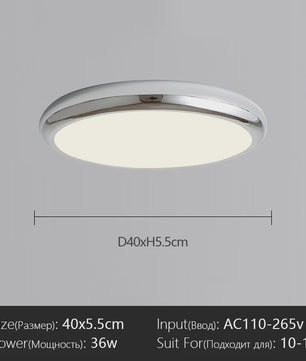 Moderne Scandinavische LED Plafondlamp - Stijlvol en Veelzijdig
