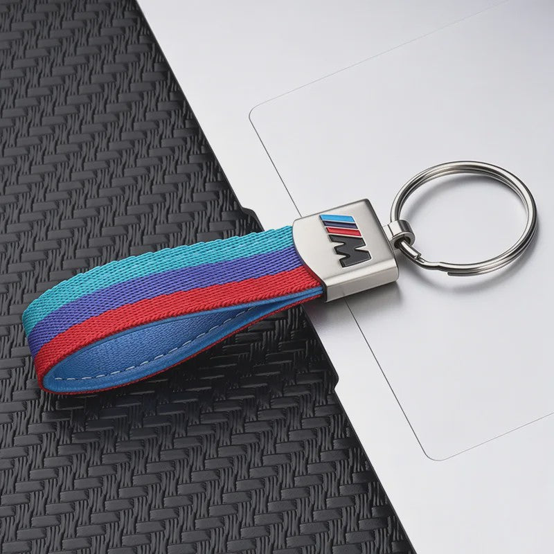 Luxe Lederen Sleutelhanger BMW M - Sportief Design voor BMW 1-7 Serie, X1-X7