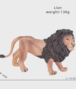 Realistische Wild Animal Speelgoed Set: Olifant, Leeuw, Cheetah, Tijger - Educatief Cadeau