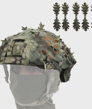 Tactische FAST Helm Cover met Laser Cutting 3D Camouflage - Jacht & Outdoor Accessoires