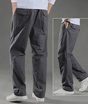 Herfst/Lente Heren Cargo Werkbroek Katoen - Casual Jogger & Klimbroek - Grote Maten tot 6XL