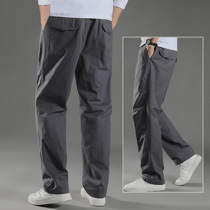 Herfst/Lente Heren Cargo Werkbroek Katoen - Casual Jogger & Klimbroek - Grote Maten tot 6XL