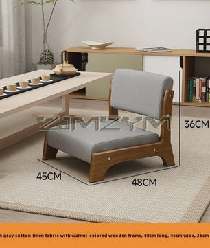Moderne Houten Fauteuil met Ergonomische Rugleuning - Scandinavisch Design