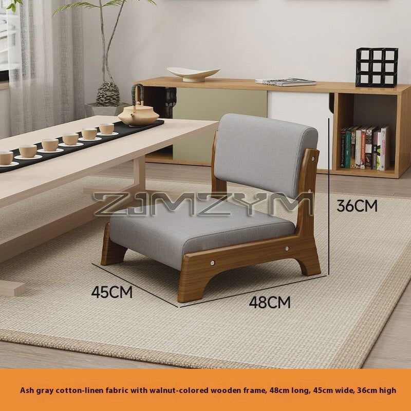 Moderne Houten Fauteuil met Ergonomische Rugleuning - Scandinavisch Design