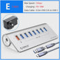 ORICO 10Gbps USB 3.2 Docking Station Hub met PD60W Opladen en 4/7 Poorten