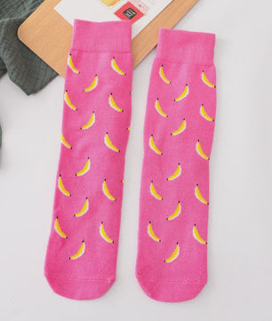 Grappige Heren Sokken met Food Prints: Avocado, Friet, Burger, Bier & Meer | Harajuku Stijl