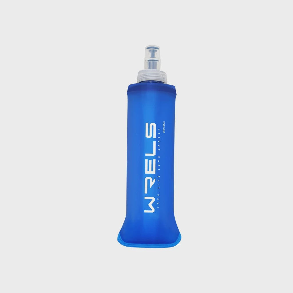 Opvouwbare Siliconen Waterfles 500ml met Rietje - BPA-vrij voor Sport & Reizen