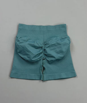 HISTELLO Seamless Biker Shorts Dames - Low Waist Scrunch Butt voor Fitness & Yoga