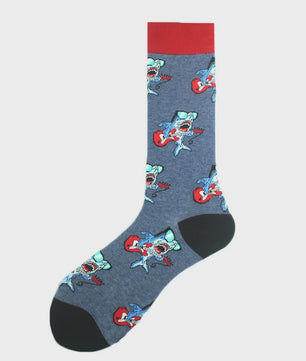 Unisex Happy Socks met Vrolijke Ontwerpen: Dinosaurus, Alien, Haai & Meer