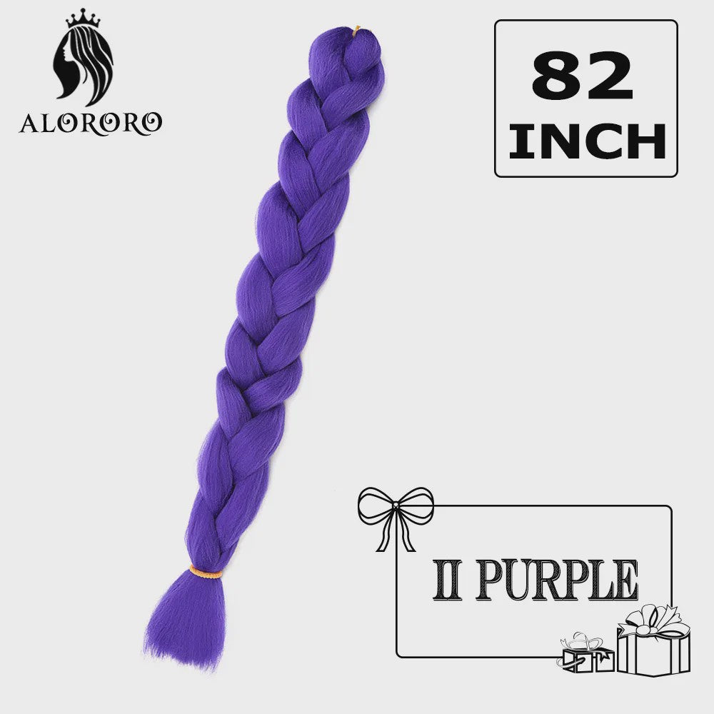 Alororo Jumbo Braids Haarverlenging - 82 Inch Synthetisch Hittebestendig Vlecht Haar