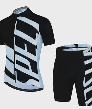Professionele Fietskleding Set Heren - Zomer MTB Shirt & Bib Shorts