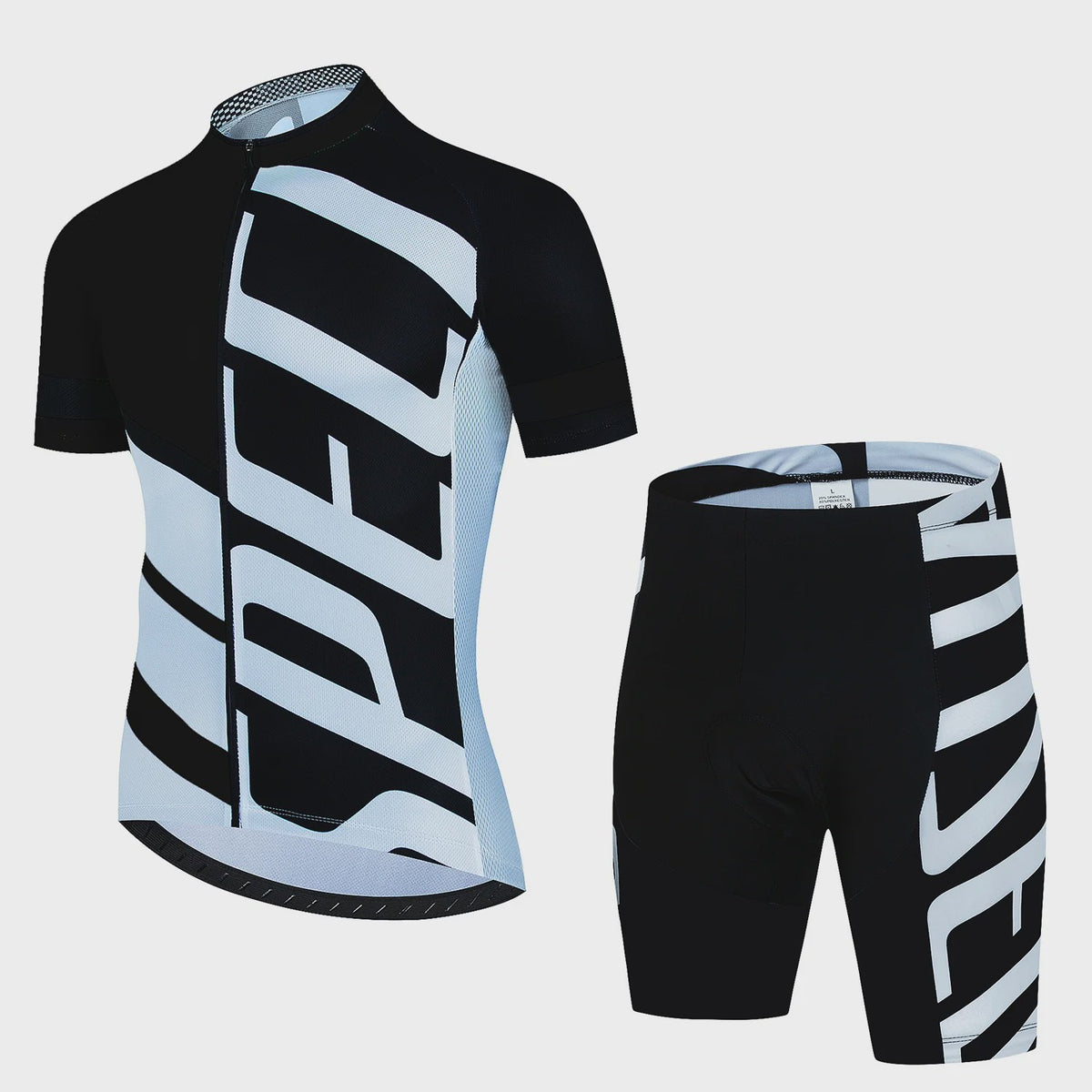 Professionele Fietskleding Set Heren - Zomer MTB Shirt & Bib Shorts