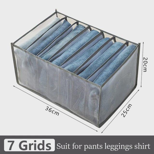 Opvouwbare Lade Organizer Set voor Ondergoed, Sokken en BH's - Mesh Opbergdozen