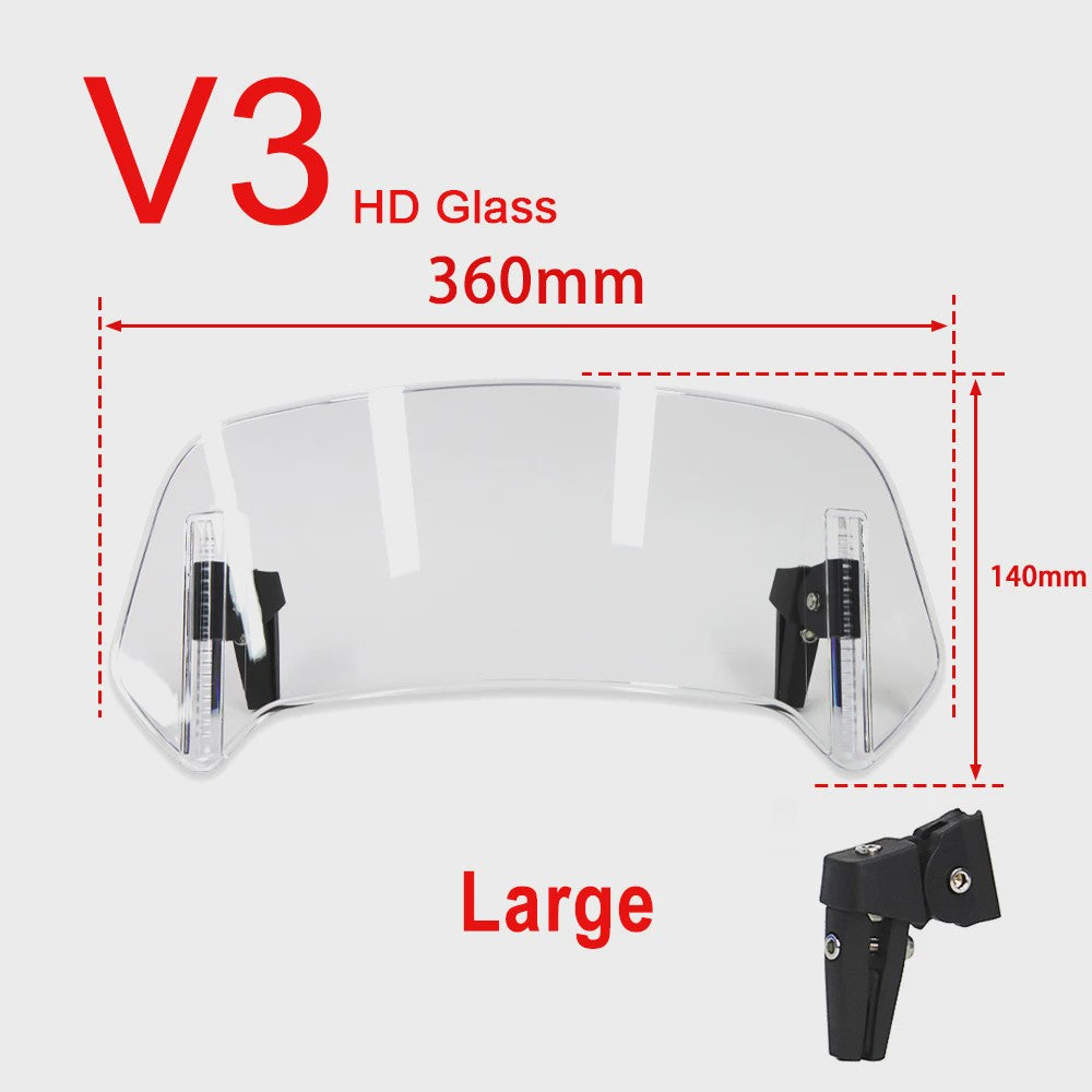 Universele Motor Windscherm Verlengstuk - Verstelbaar Spoiler Deflector