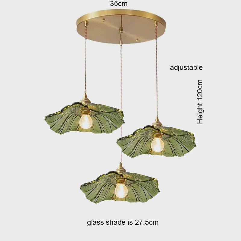 Vintage Bloemen Glazen Hanglamp - Sfeervolle Decoratie voor Woonkamer & Slaapkamer
