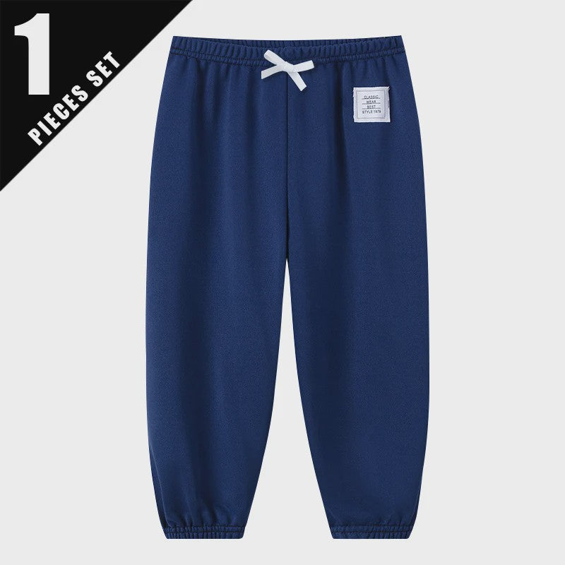 Comfortabele Kinder Shorts met Trekkoord en Elastische Taille - Jongens & Meisjes Casual Broekjes