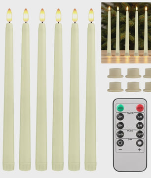 LED Flamlamp Kaarsen (6/18/24 stuks) met Afstandsbediening - Veilige Sfeerverlichting