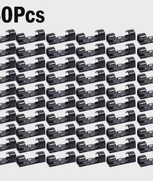Zelfklevende Kabel Clips Organizer - Set van 20 Stuks voor Thuis, Kantoor & Auto