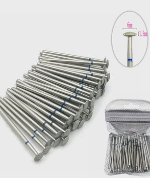 50 Stuks Diamant Freesjes Set - 2.35mm Schacht voor Nagel- en Tandheelkundig Gebruik