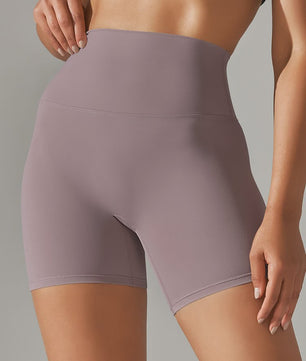 Dames Sportshorts Hoge Taille Squat Proof - Sneldrogend voor Yoga, Fitness & Fietsen