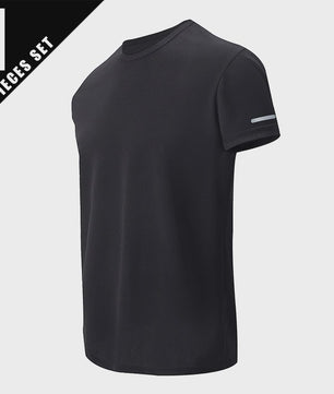 Heren Zomer T-shirt Korte Mouw - Sneldrogend & Ademend Sportshirt