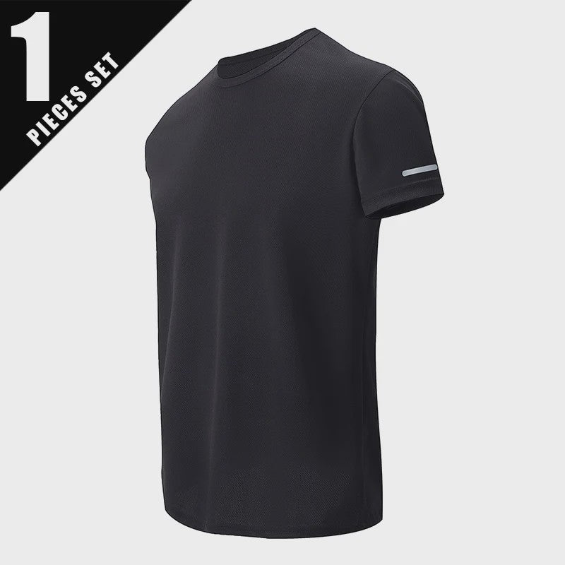 Heren Zomer T-shirt Korte Mouw - Sneldrogend & Ademend Sportshirt