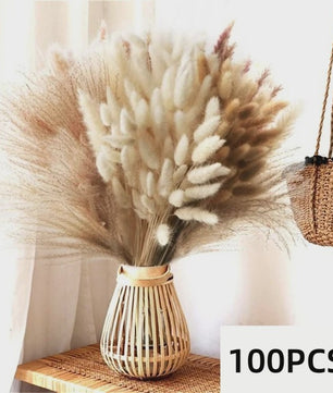 Natuurlijk Pampas Gras Boeket - Gedroogde Bloemen voor Boho Woondecoratie & Bruiloft