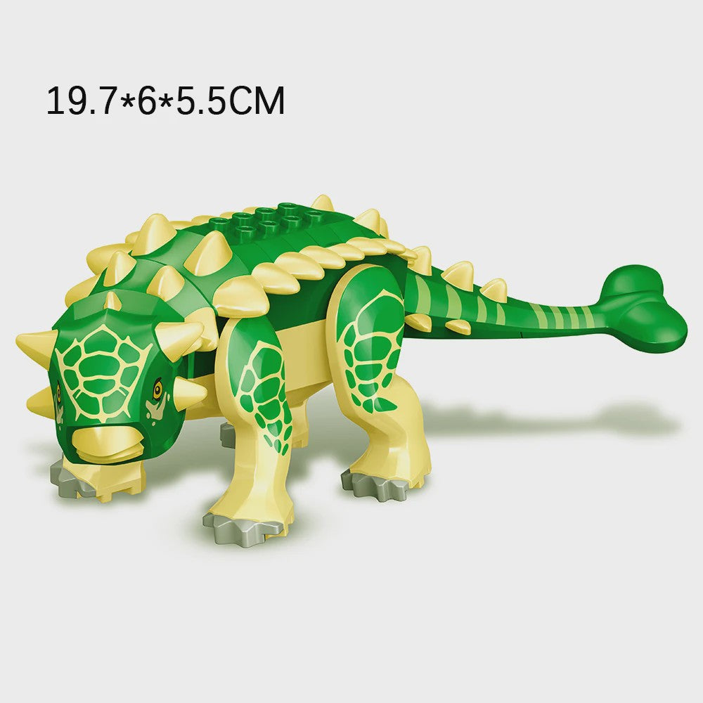 Grote Bouwblok Dinosaurus Speelgoed - Indominus Rex & Tyrannosaurus Rex Modellen