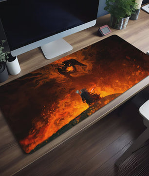 Lord of the Rings Midden-Aarde Kaart Muismat - Extra Groot, Antislip & Dik