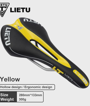 LIETU Fietzadel - Comfortabel MTB & Racefiets Zadel met Siliconen Gel Kussen en Antislip Grip