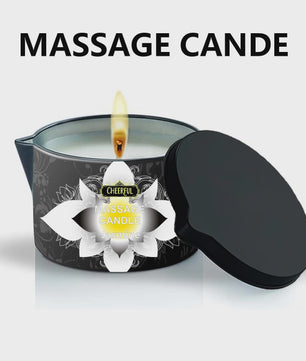 Luxe Massage Olie Kaars - Aromatherapie voor Ontspanning & Huidverzorging