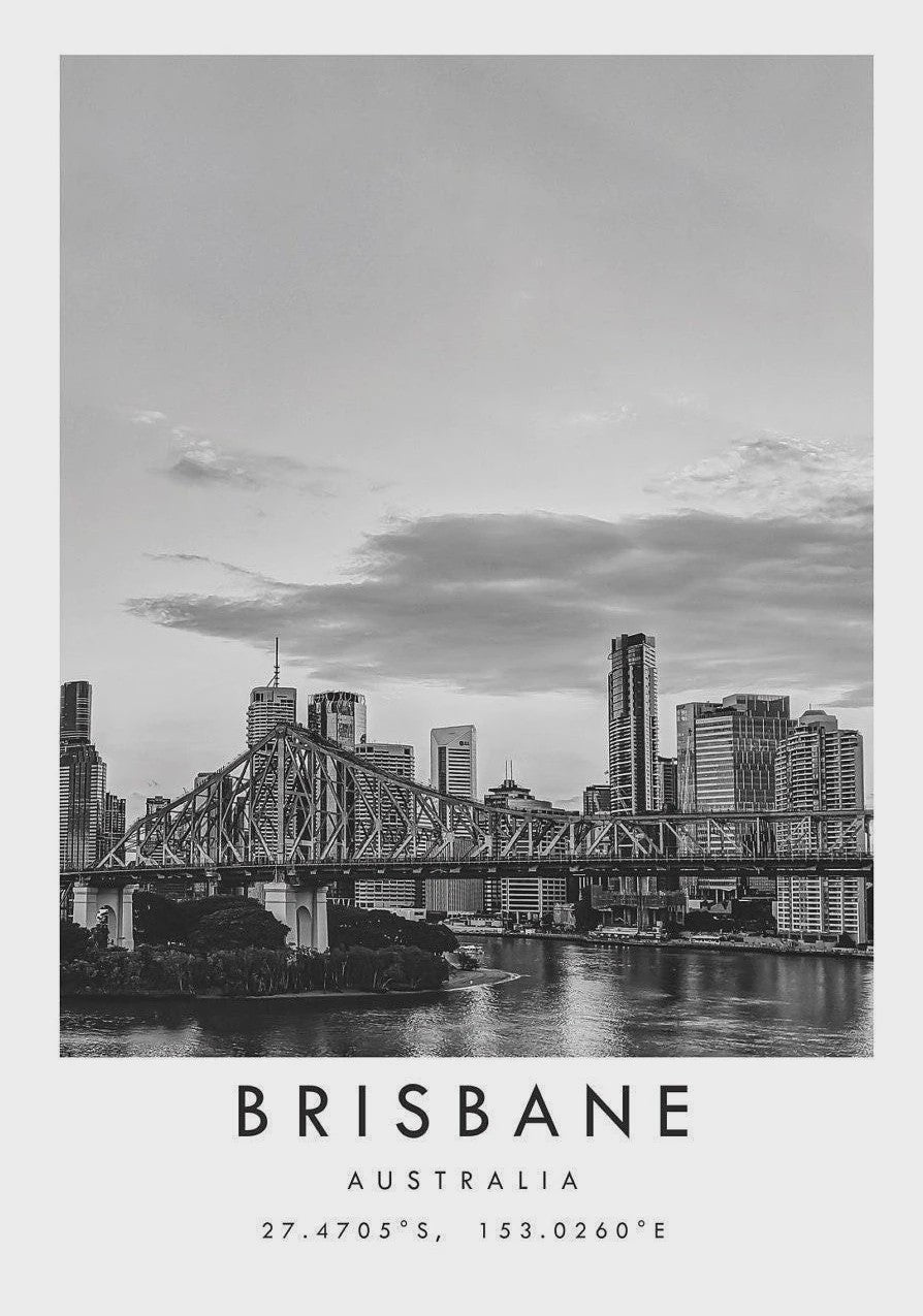 Minimalistische Poster Sydney Opera House - Canvas Wanddecoratie Australië & Nieuw-Zeeland