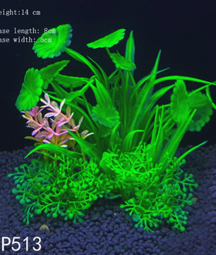 Kunstplanten Aquarium Set - Levendige Decoratie voor Vissenkom en Waterplanten